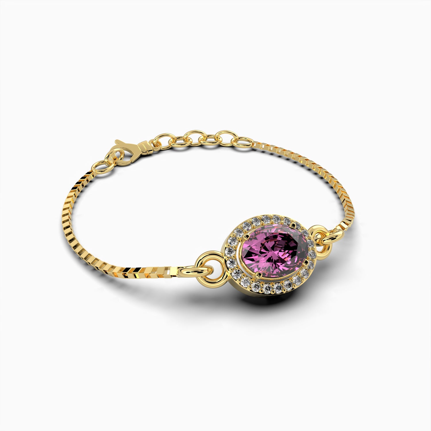 Pink Sapphire Bracelets