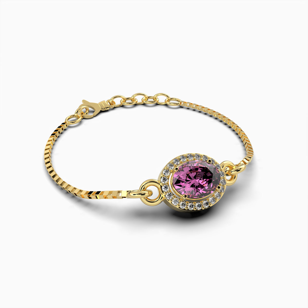 Pink Sapphire Bracelets - Kira