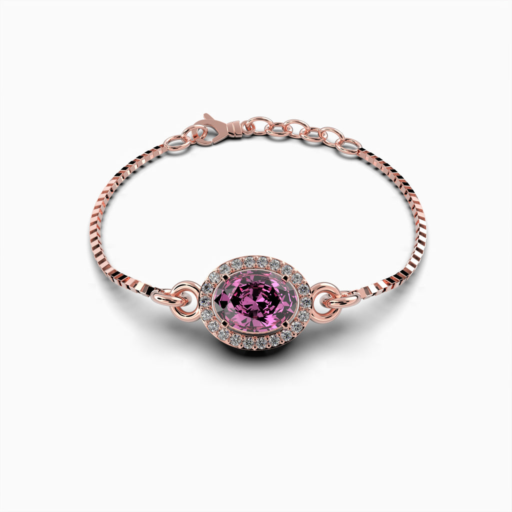 Pink Sapphire Bracelets - Kira