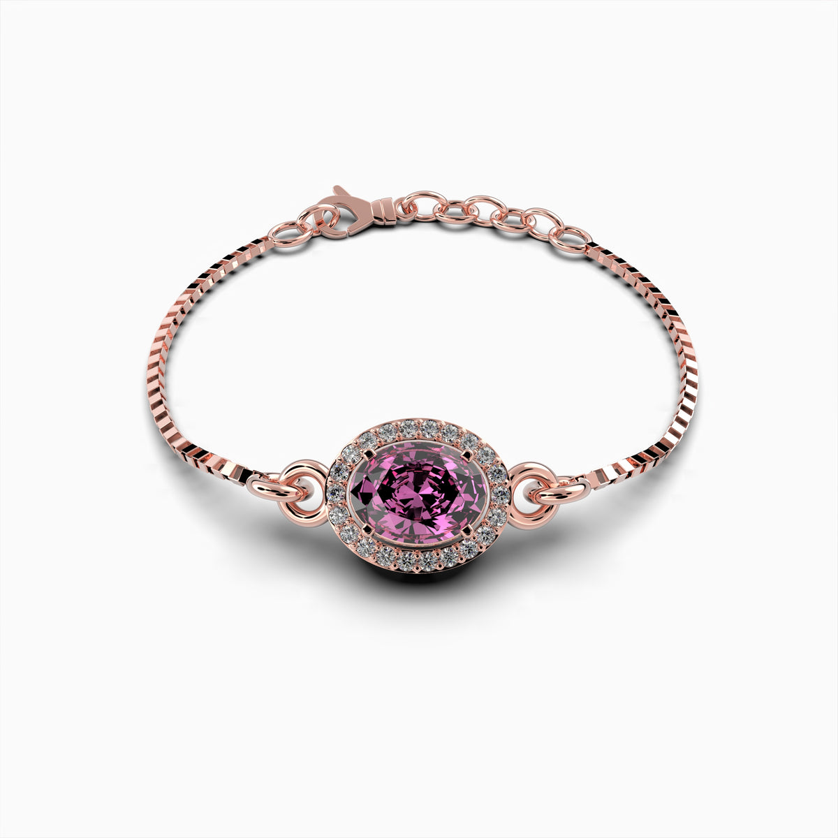Pink Sapphire Bracelets - Kira