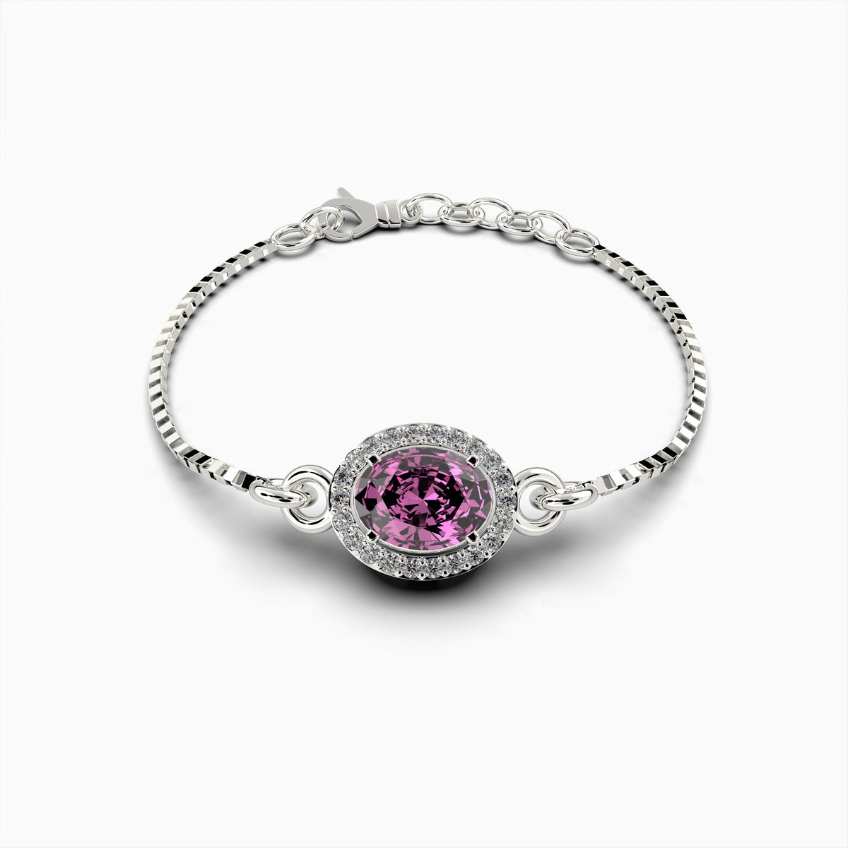Pink Sapphire Bracelets - Kira