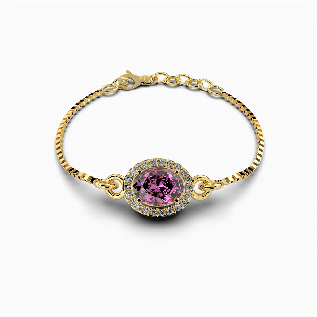 Pink Sapphire Bracelets - Kira