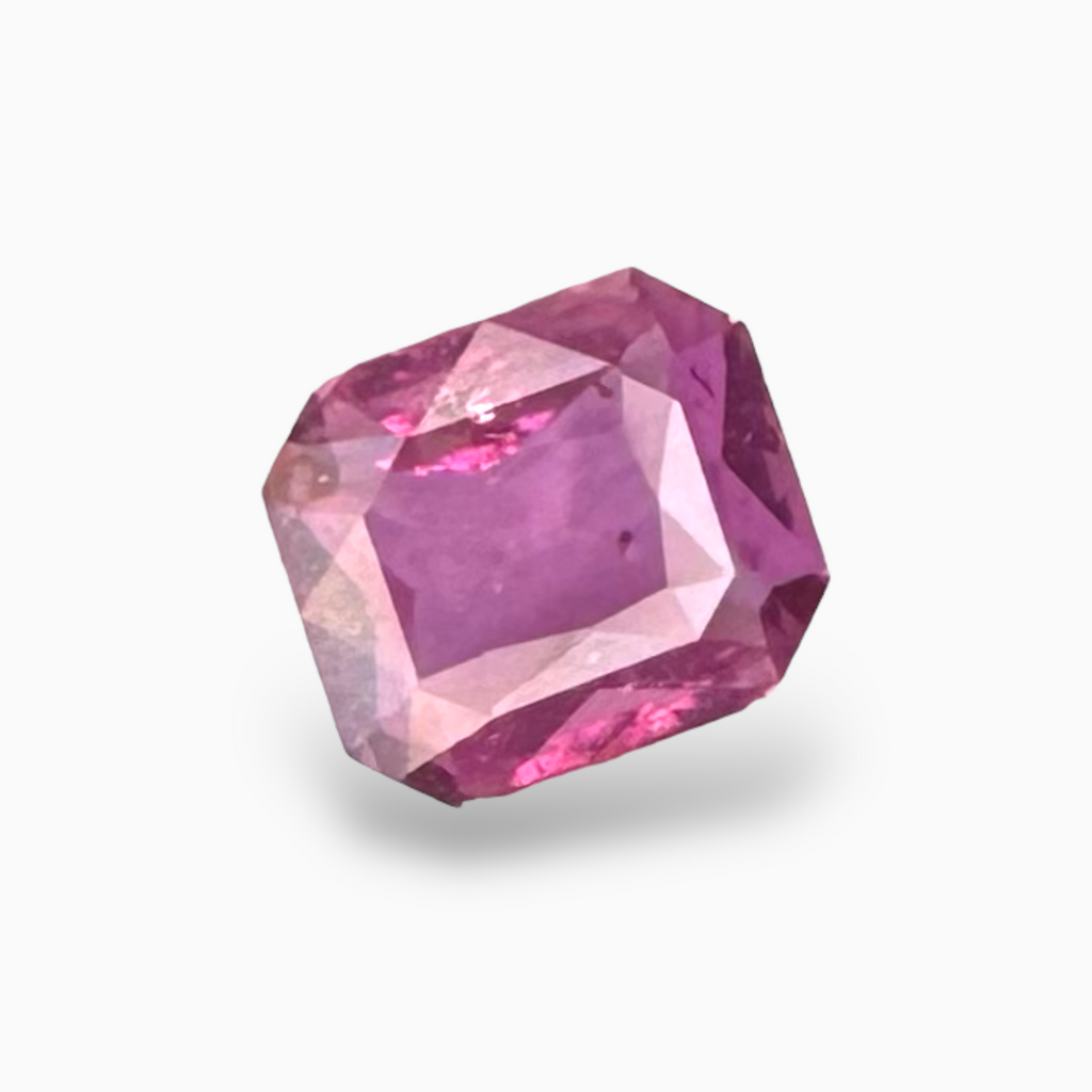 Pink Sapphire Buy 1.59 Carats Emerald Cut