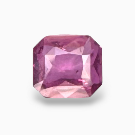 Pink Sapphire Buy 1.59 Carats Emerald Cut