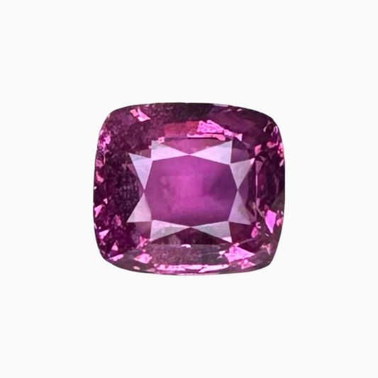 Pink Sapphire Natural Stone Cushion Cut 2.06 Carats 7.3 × 6.3 mm