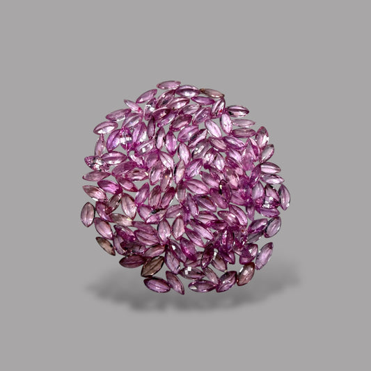Pink Sapphire Natural Stone Marquise Cut Carats 4 x 2 mm in (Total 12.47 Carats)