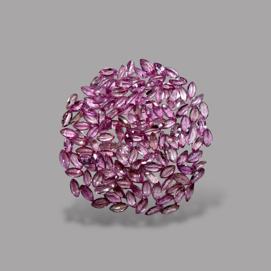 Pink Sapphire Natural Stone Marquise Cut Carats 4 x 2 mm in (Total 12.67 Carats)