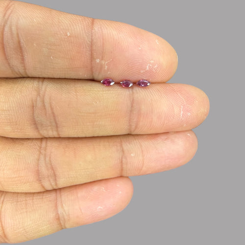 Pink Sapphire Natural Stone Marquise Cut Carats 4 x 2 mm in (Total 19.21 Carats)