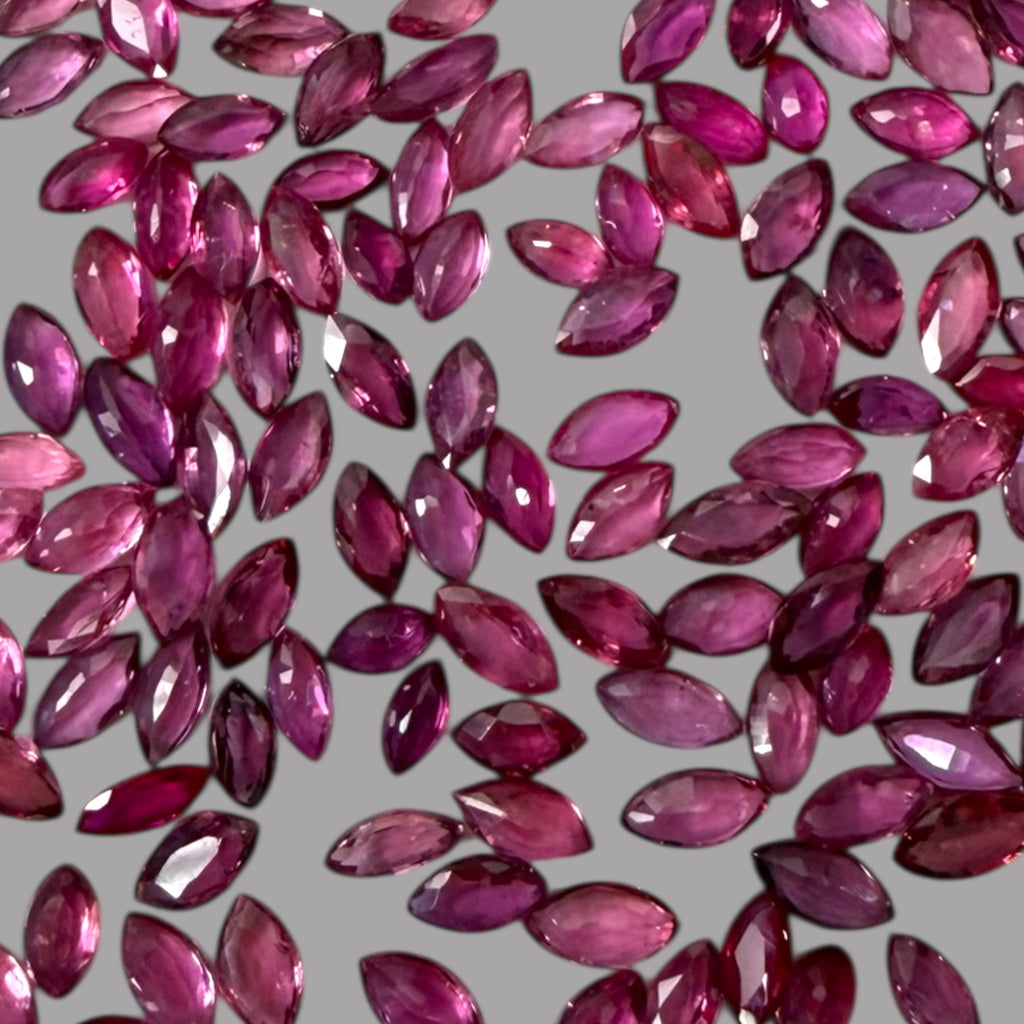 Pink Sapphire Natural Stone Marquise Cut Carats 4 x 2 mm in (Total 20.11 Carats)