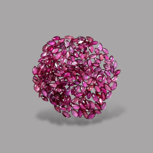 Pink Sapphire Natural Stone Marquise Cut Carats 4 x 2 mm in (Total 21.11 Carats)