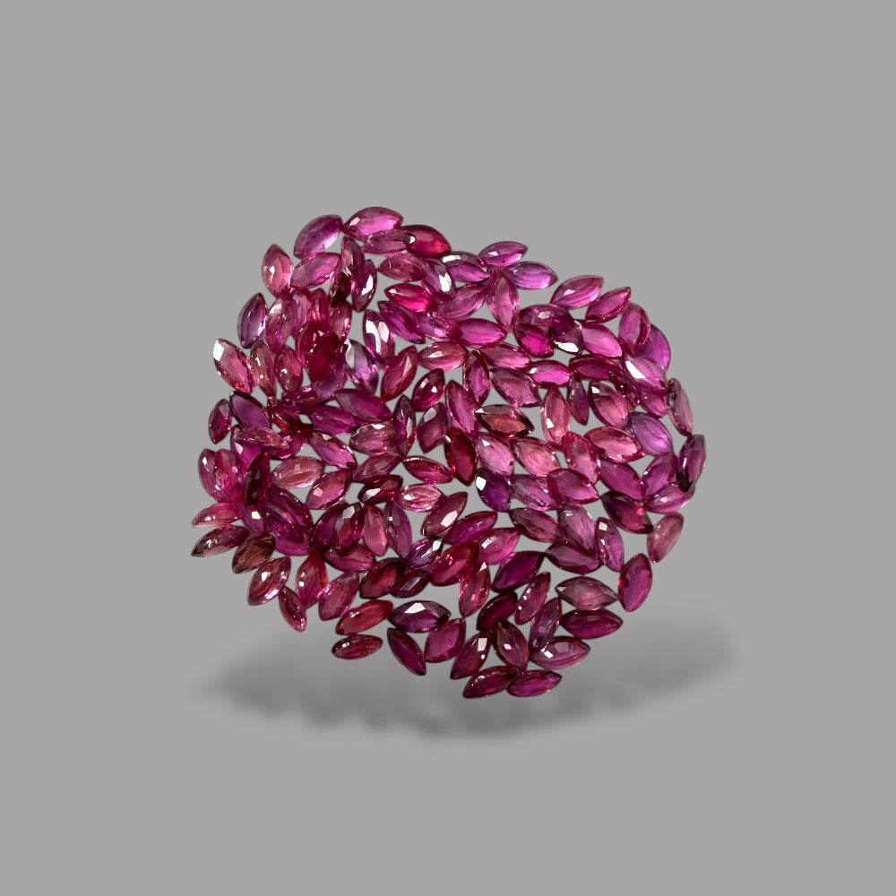 Pink Sapphire Natural Stone Marquise Cut Carats 4 x 2 mm in (Total 21.20 Carats)