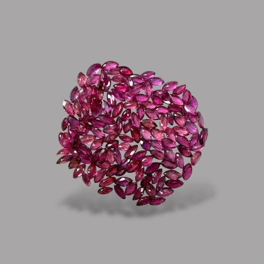 Pink Sapphire Natural Stone Marquise Cut Carats 4 x 2 mm in (Total 21.20 Carats)