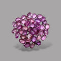 Pink Sapphire Natural Stone Oval Cut Carats 5 x 4 mm in (Total 21.86 Carats)