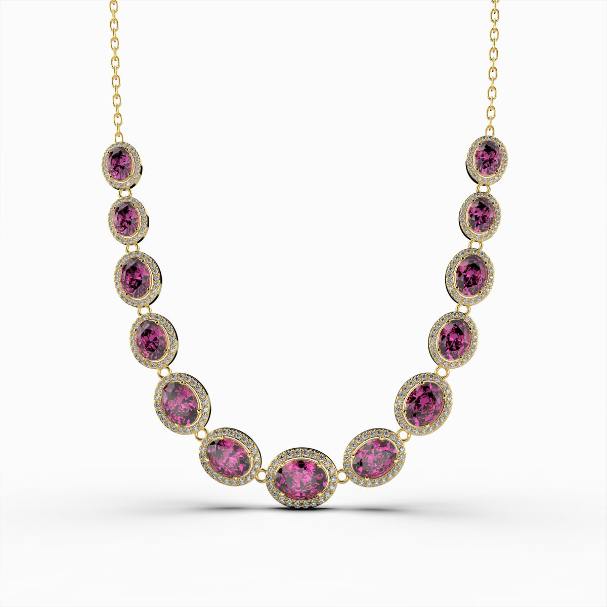 Pink Sapphire Necklace - Gala