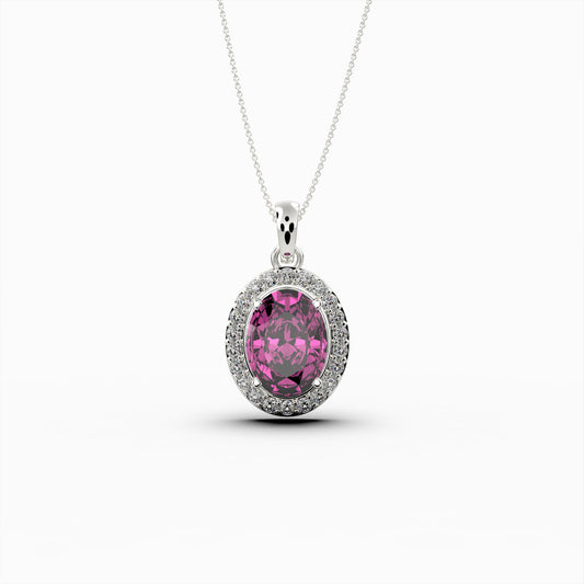 Pink Sapphire Pendants - Dina