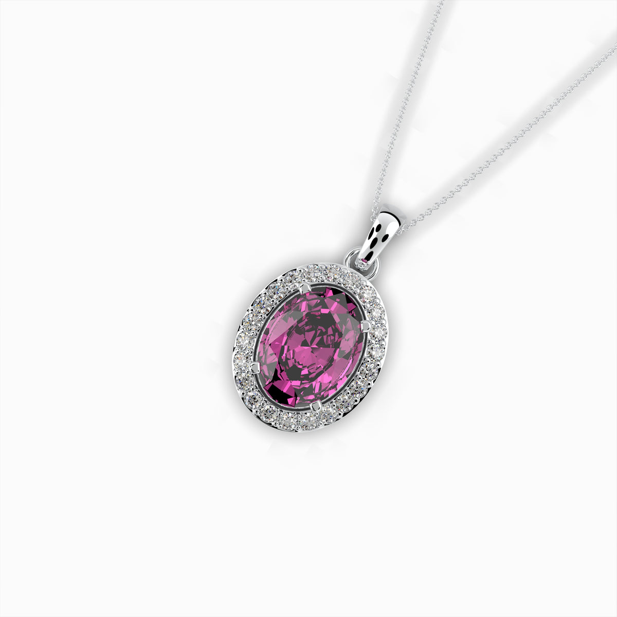 Pink Sapphire Pendants - Dina
