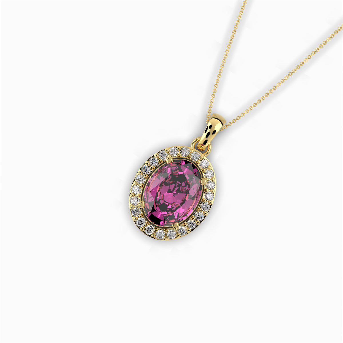 Pink Sapphire Pendants - Dina