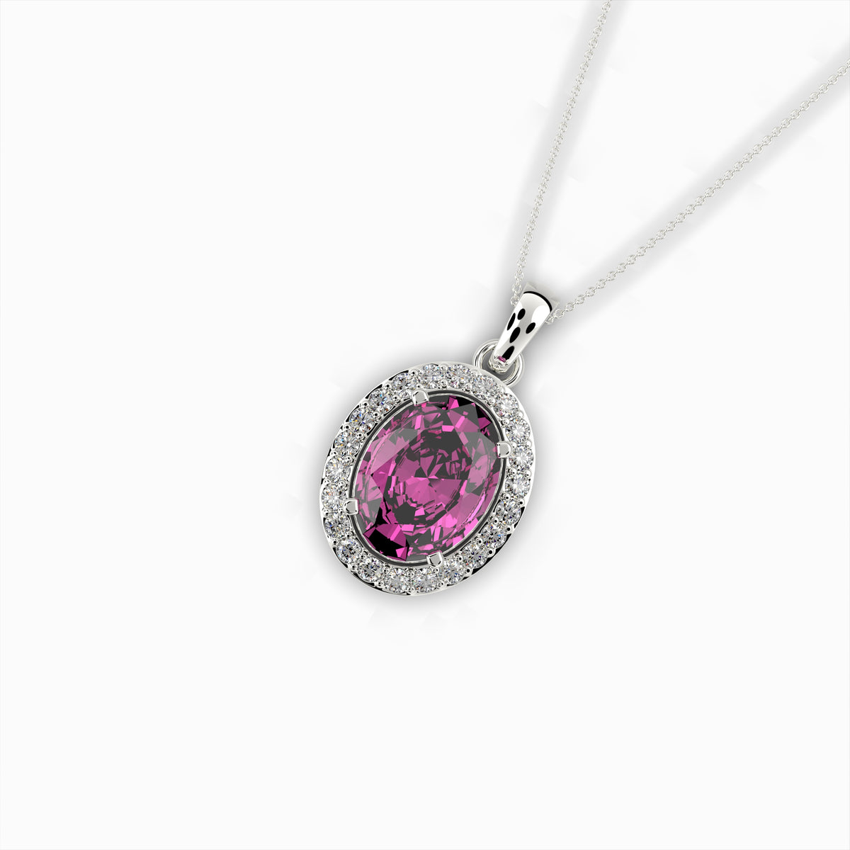 Pink Sapphire Pendants - Dina