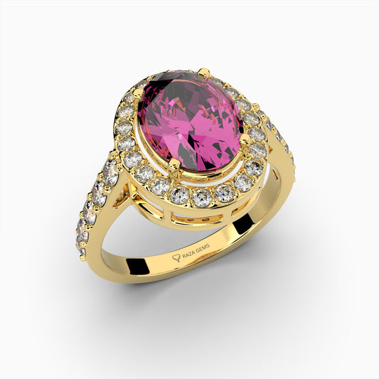 Pink Sapphire Ring - Alla