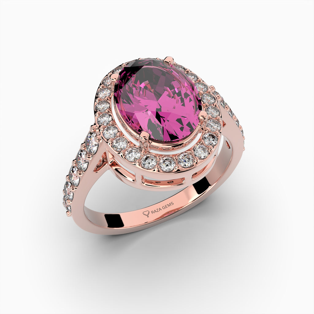 Pink Sapphire Ring - Alla