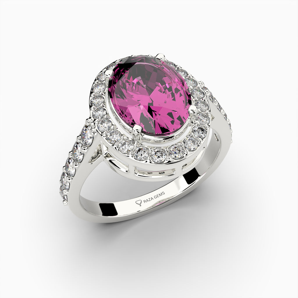 Pink Sapphire Ring - Alla