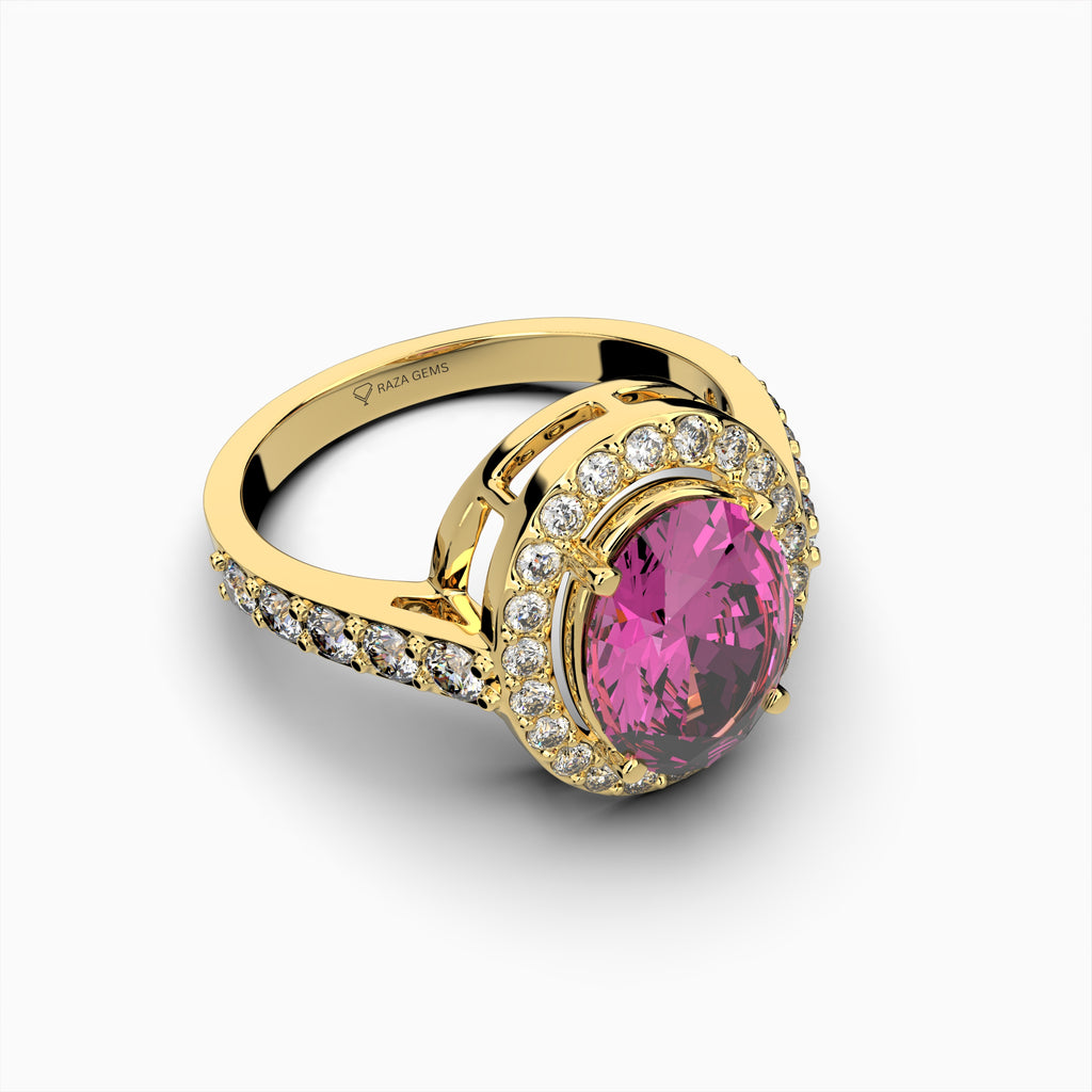 Pink Sapphire Ring - Alla