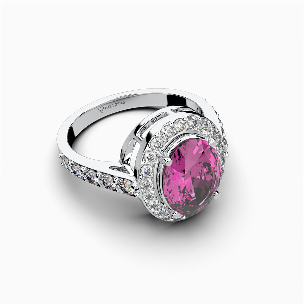 Pink Sapphire Ring - Alla