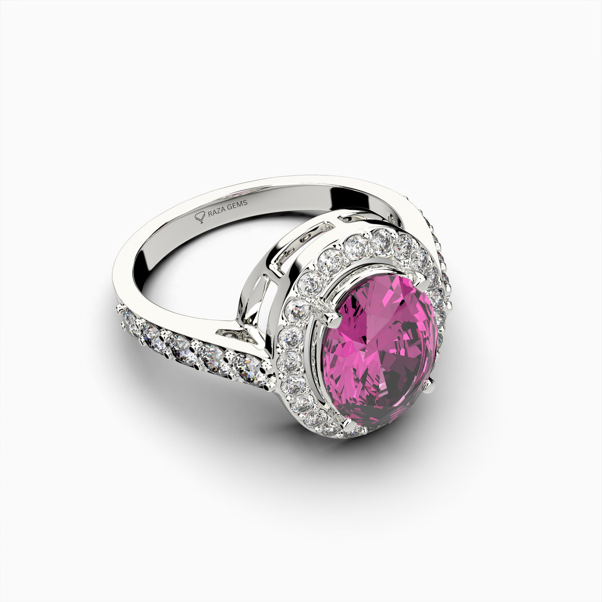Pink Sapphire Ring - Alla