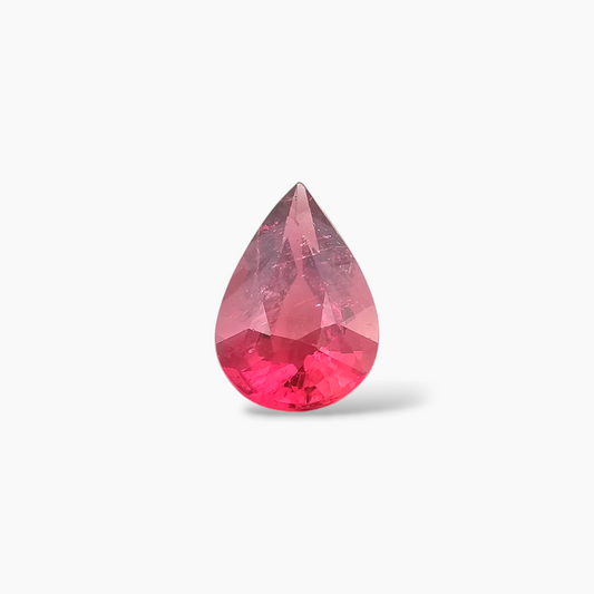 Pink Tourmaline Natural in Pear Cut From Africa 2.68 Carats with 11.5 by 8 MM