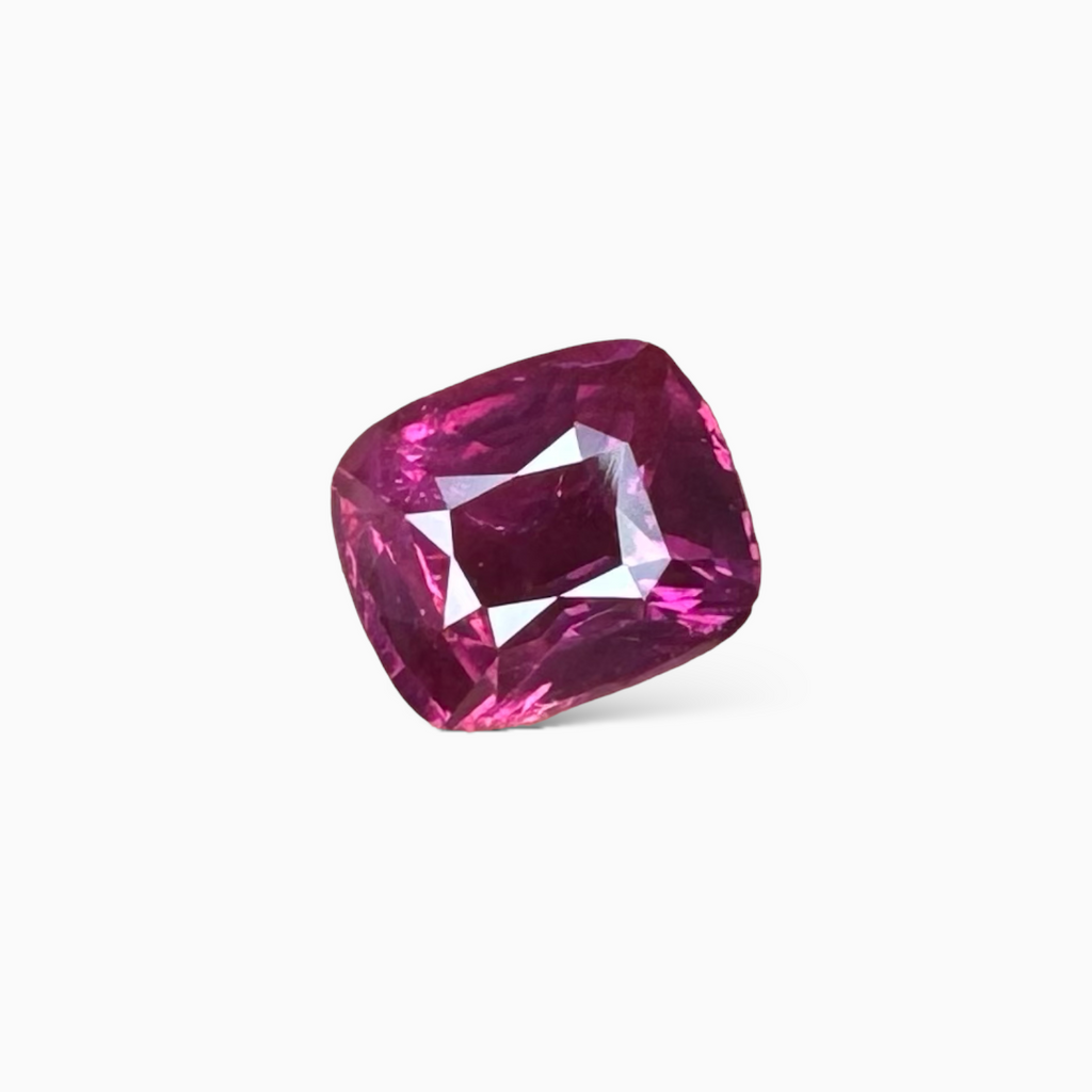 Pink Sapphire Natural Stone Cushion 1.53 Carats 6.64 × 5.70 × 4.20 mm
