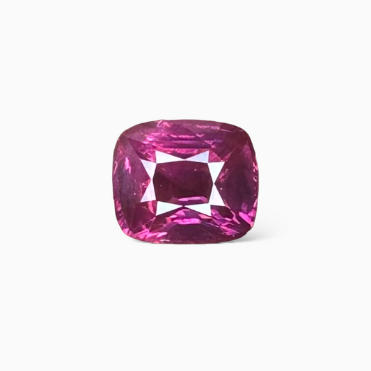 Pink Sapphire Natural Stone Cushion 1.53 Carats 6.64 × 5.70 × 4.20 mm