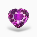 Pink Sapphire Stone Srilanka Heart 3.53 Carats 8.41×8.97×5.40  mm