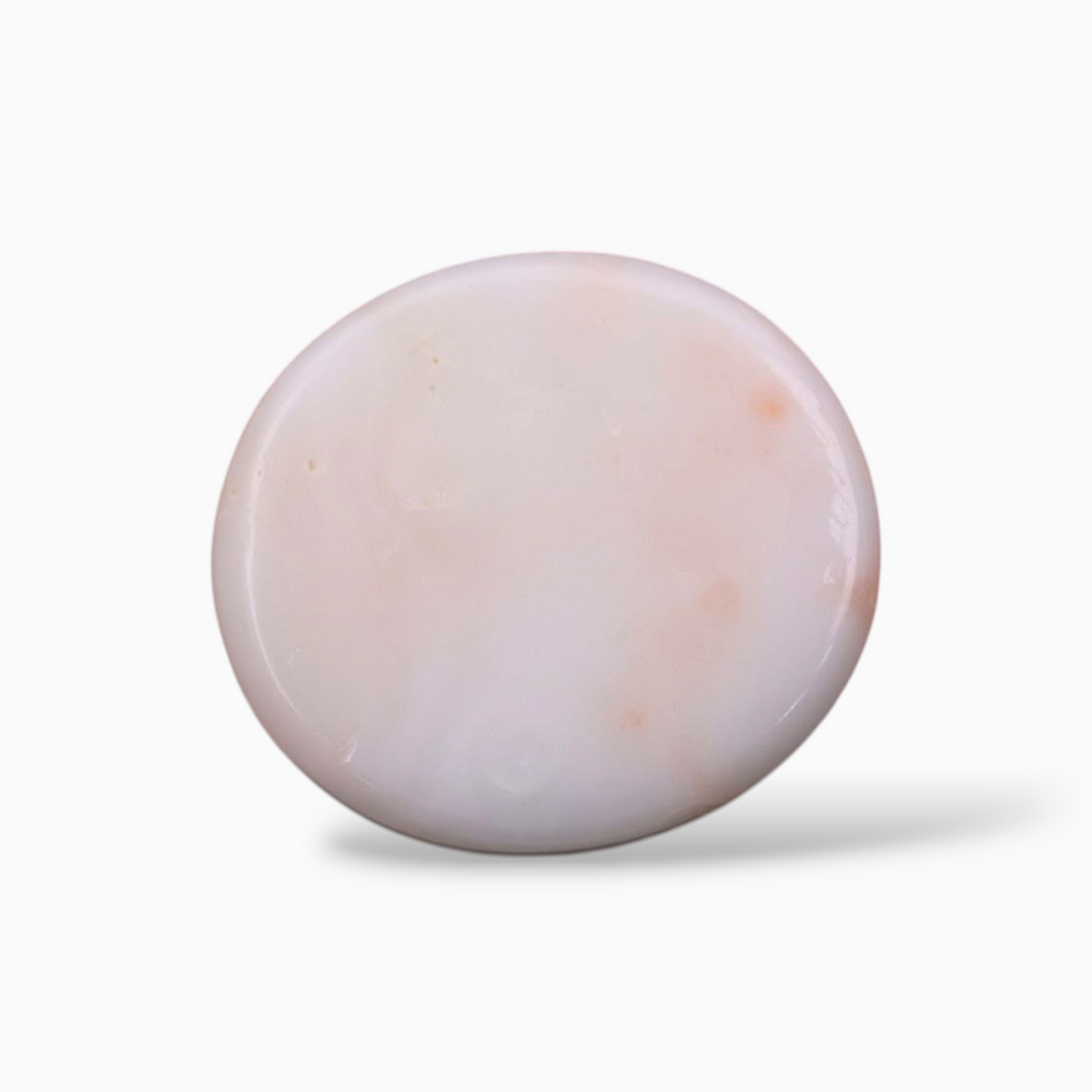 Buy Now Pink Coral Mooga Stone For Sale 13.30 Carats In Oval Cabochon Shape 15.4x13.9mm Size