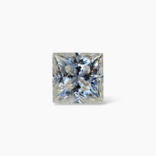 Princess Cut Moissanite Diamond in 3.83 Carats Weight