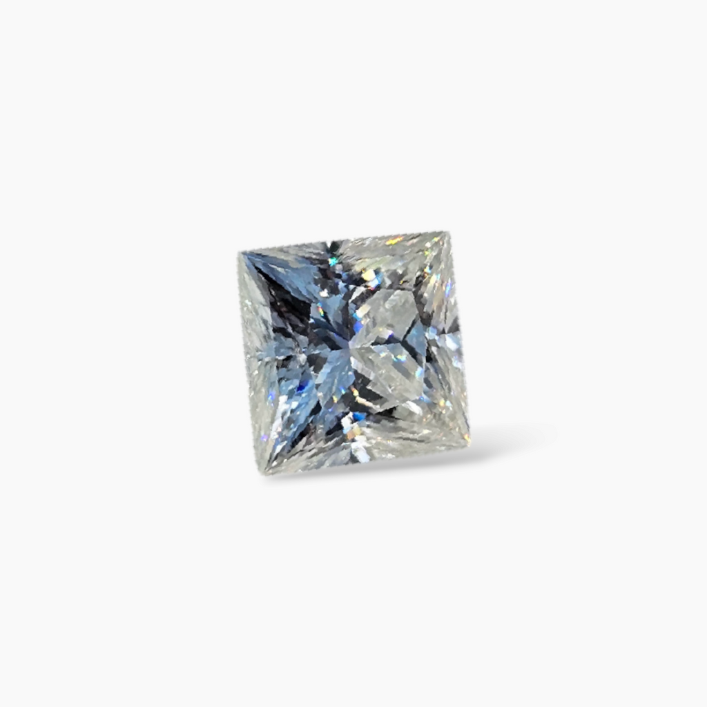 Princess Cut Moissanite Diamond in 3.83 Carats Weight