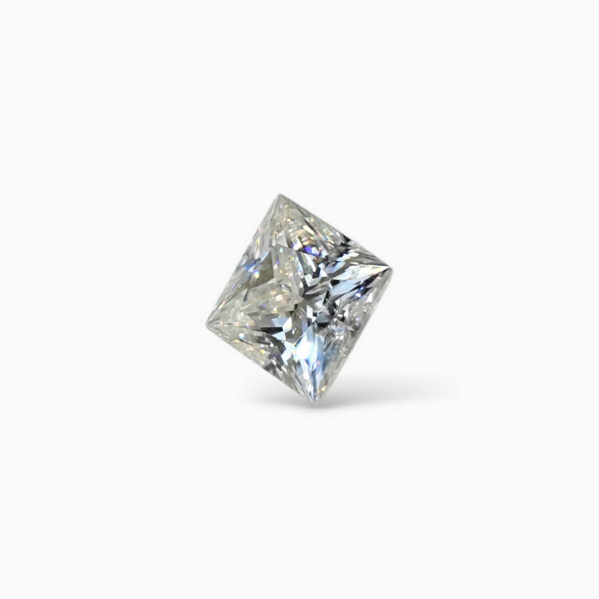 Princess Cut Moissanite Diamond in 3.83 Carats Weight