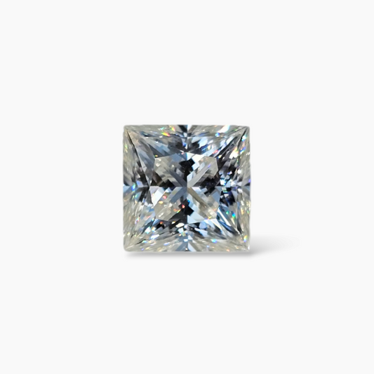 Princess Cut Moissanite Diamond in 3.83 Carats Weight