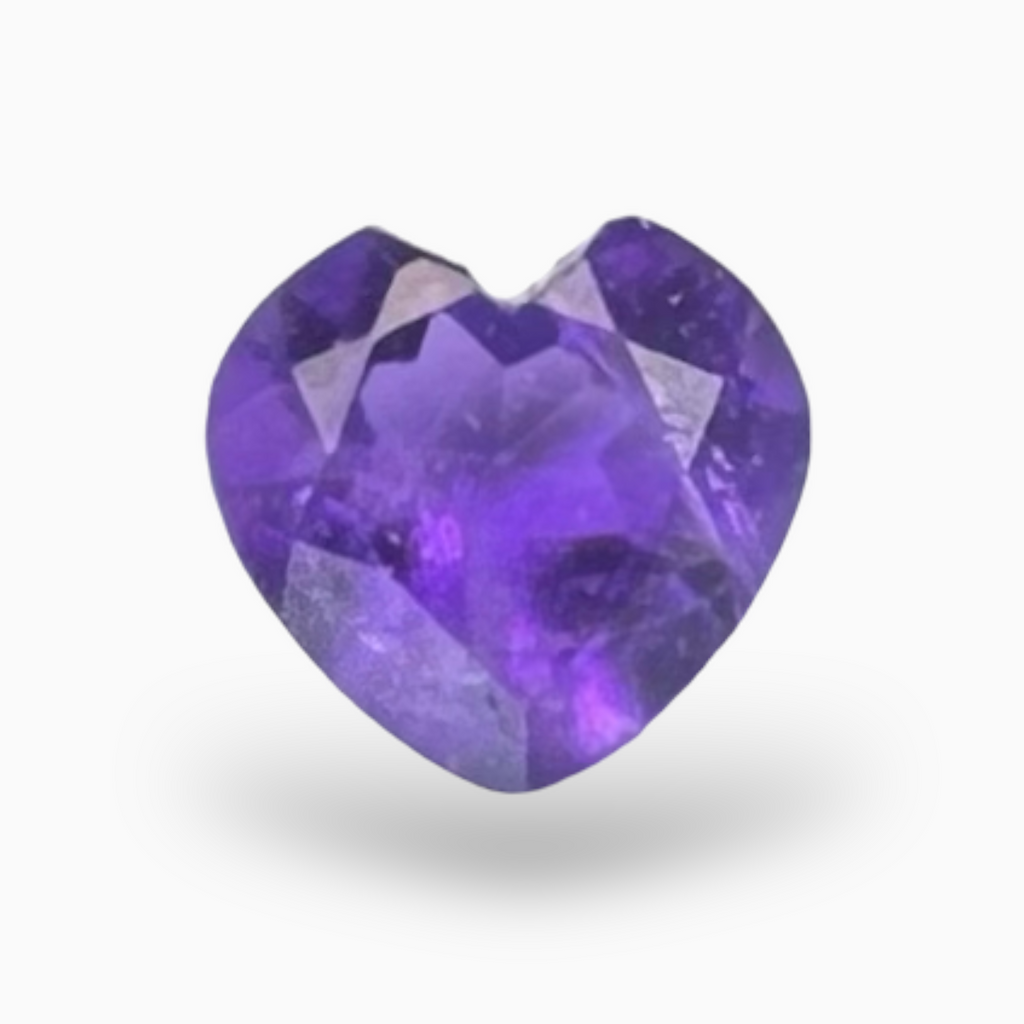 Purple Amethyst Stone Heart Shape 0.28 Carats 4 mm -Natural