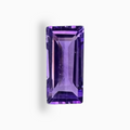 Purple Amethyst Stone Baguette 4x2 mm 0.13 Carats