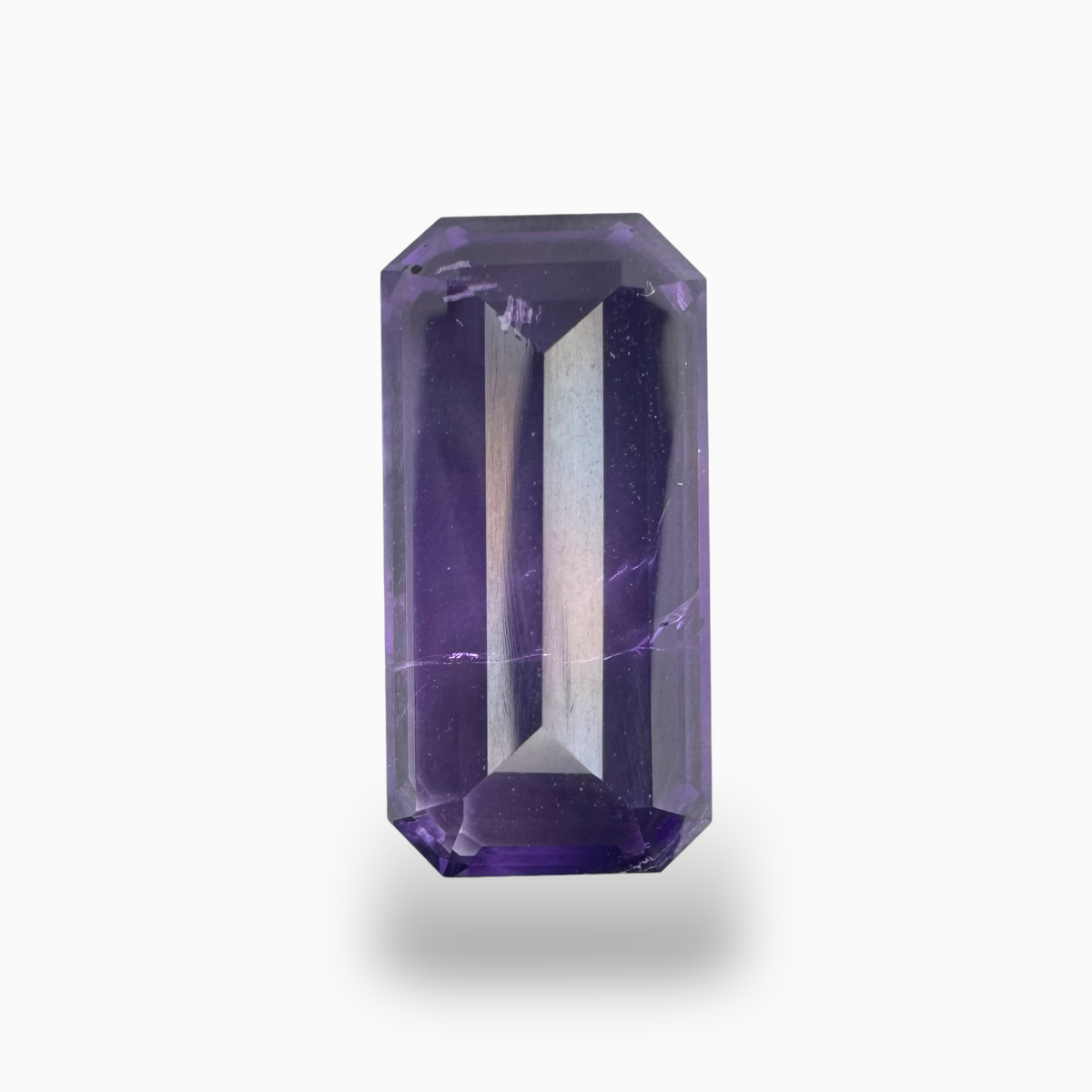 Natural Purple Amethyst Emerald Cut 5.6 Carats 16x8 mm