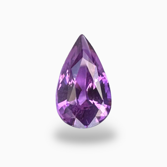 Purplish Pink Sapphire Pear 2.12 Carats loose