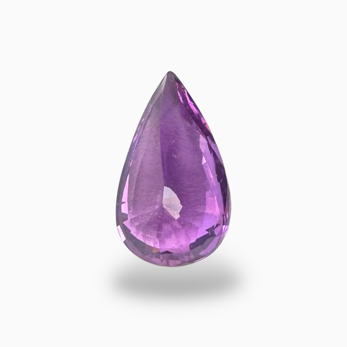Natural Purplish Pink Sapphire 2.13 Carats in Pear Shape & 10.57x6.24x4.55mm Size