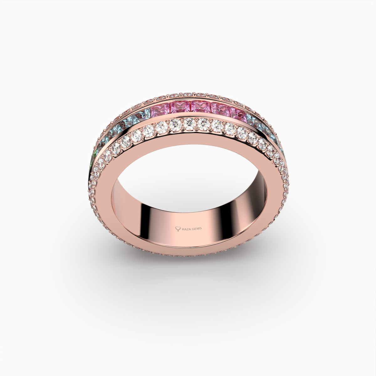 Natural Multi Sapphire  Ring - Juniper