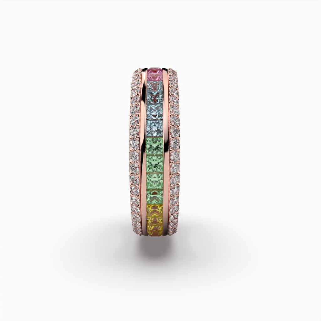 Natural Multi Sapphire  Ring - Juniper