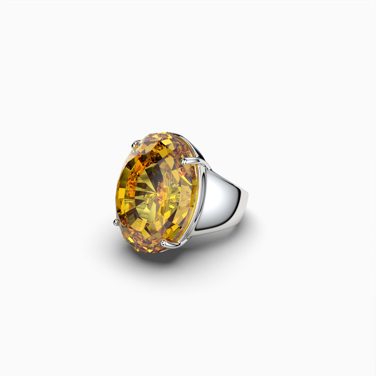 Natural Citrine Ring in Cocktail Size - Kehlani