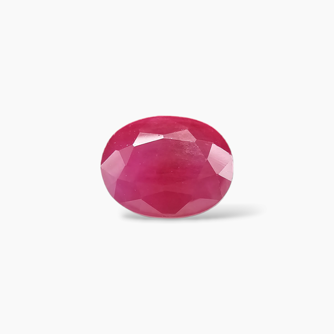 Radiant 1.56 Carat Oval Ruby Natural Beauty in Pink | Mozambique Origin