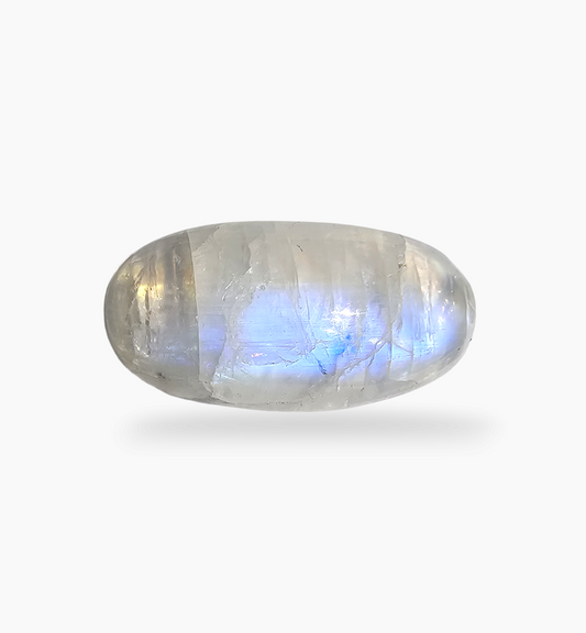 Natural Rainbow Moonstone 12.47 Carats Oval Cabochon Shape 23x11.5mm