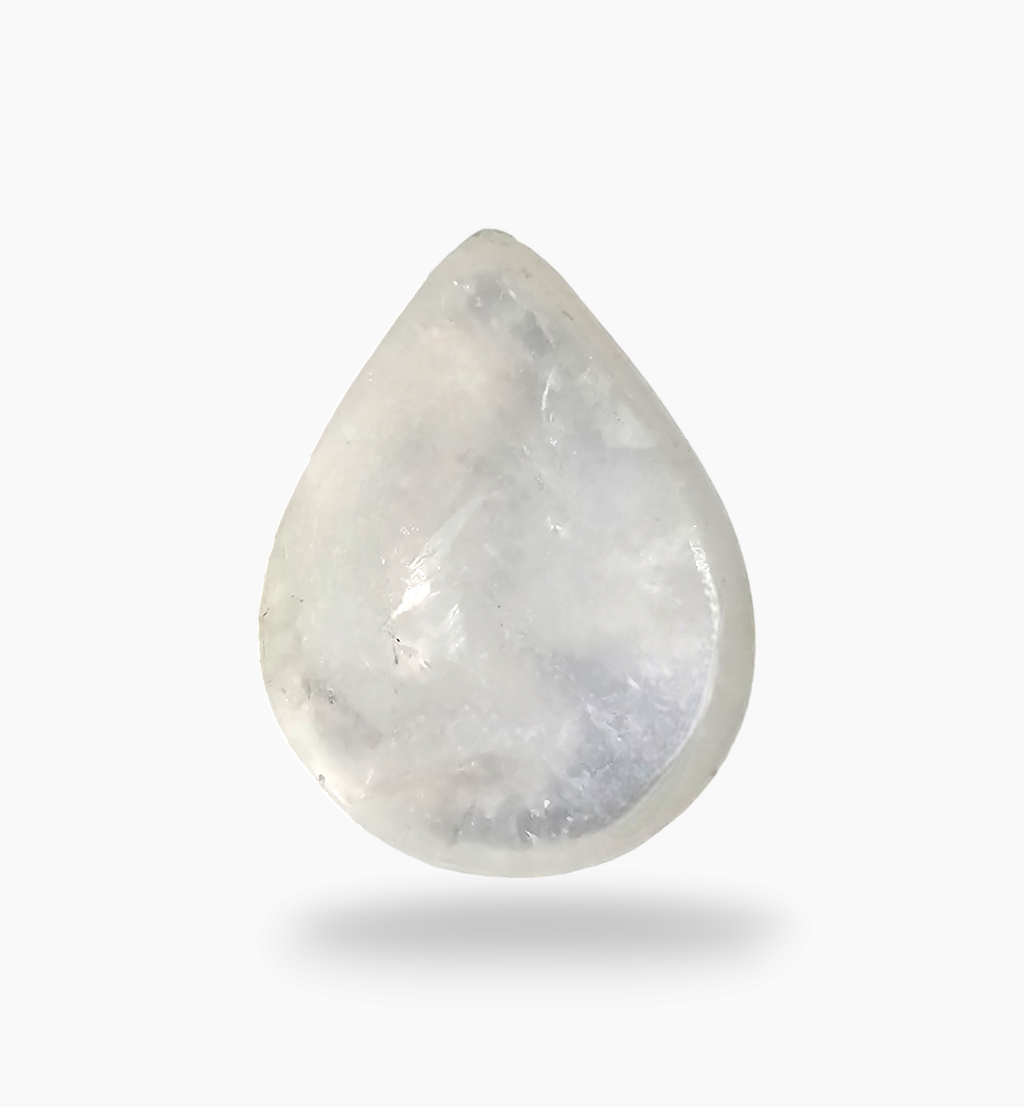 Natural Rainbow Moonstone 12.56 Carats Pear Cabochon Shape 20x15mm