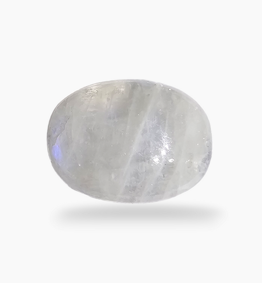 Natural Rainbow Moonstone 25.79 Carats Oval Cabochon Shape 19.7x16.7mm