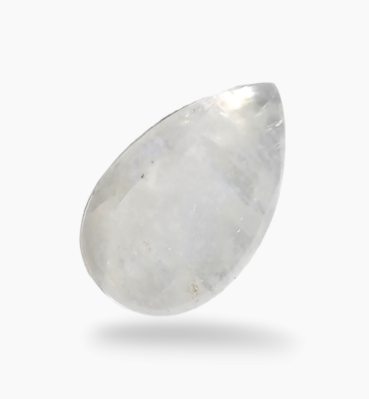 Natural Rainbow Moonstone 17.07 Carats Pear Cabochon Shape 24x15mm